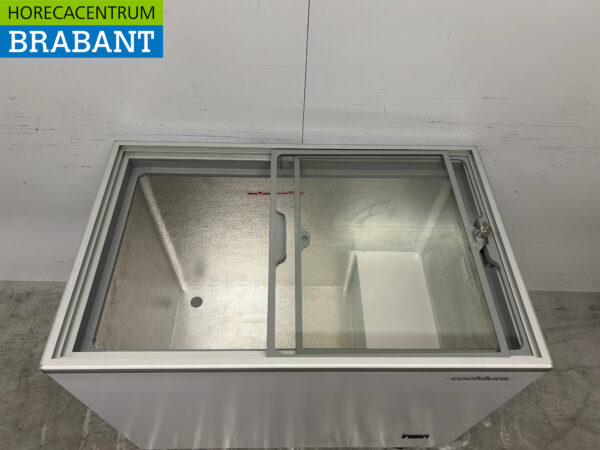 Coffre réfrigéré mobile avec couvercle coulissant en verre 314 litres 230V Horeca – Image 4