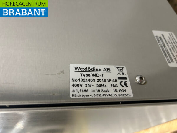 Lave-vaisselle coulissant Metos WD 7 en acier inoxydable 400V Horeca – Image 7