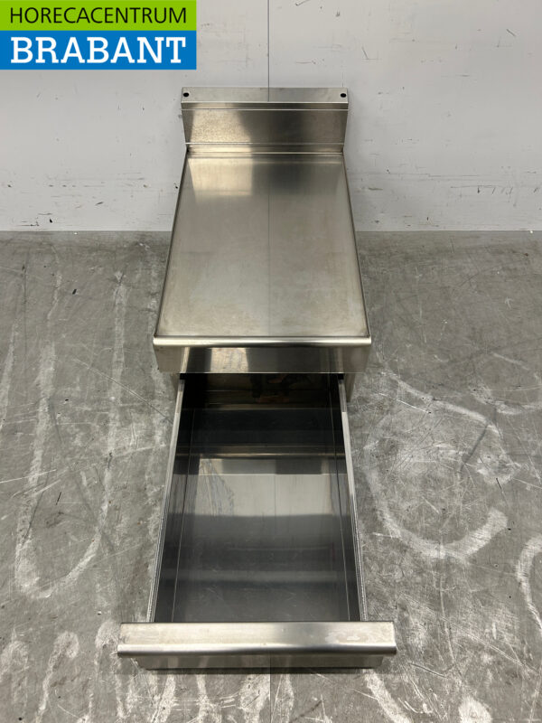 Meuble de travail en acier inoxydable Meuble neutre avec tiroir 40 cm Traiteur – Image 4