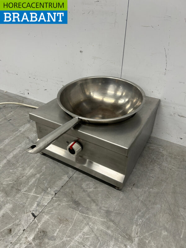 Acier inoxydable Menu System Wok 300 Wok à induction brûleur de wok poêle à wok 5 kW 400V Horeca – Image 2