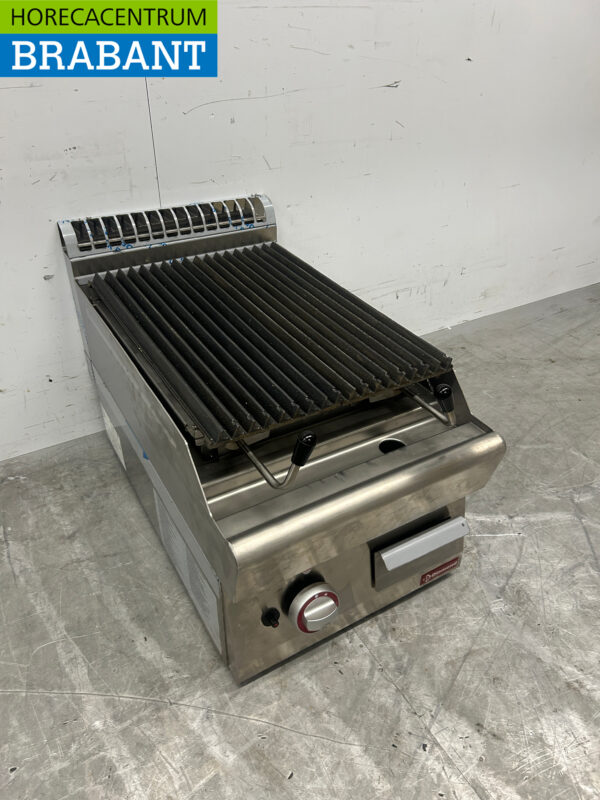 Gril en pierre Diamond Lava en acier inoxydable 40 cm Gas Catering – Image 3