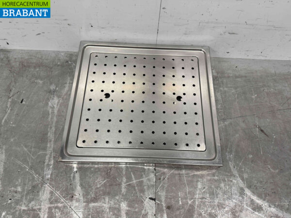 Plateau en acier inoxydable Bar Top 55 x 50 cm Restauration