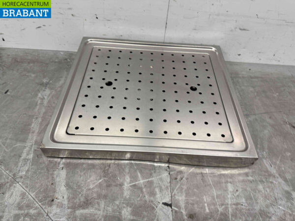 Plateau en acier inoxydable Bar Top 55 x 50 cm Restauration – Image 2