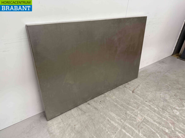 Plan de travail en acier inoxydable 160,5 x 100,5 cm Horeca – Image 5