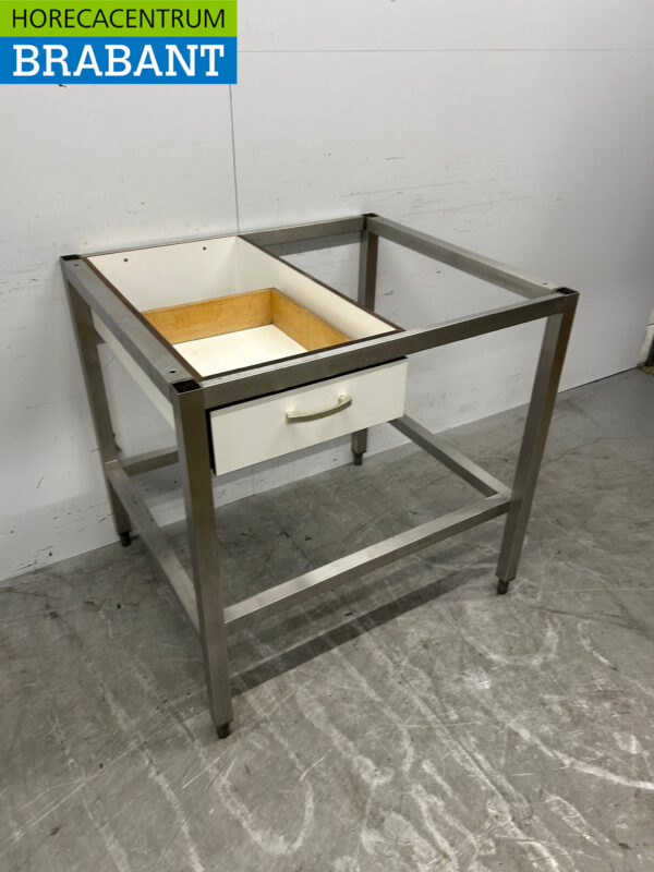 Caisson en acier inoxydable avec tiroir 89,5 cm Restauration – Image 3
