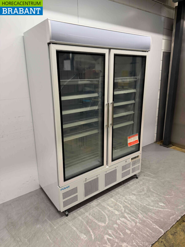 Polar GH507 Congélateur à double porte en verre Congélateur 920 litres 230V Horeca – Image 3