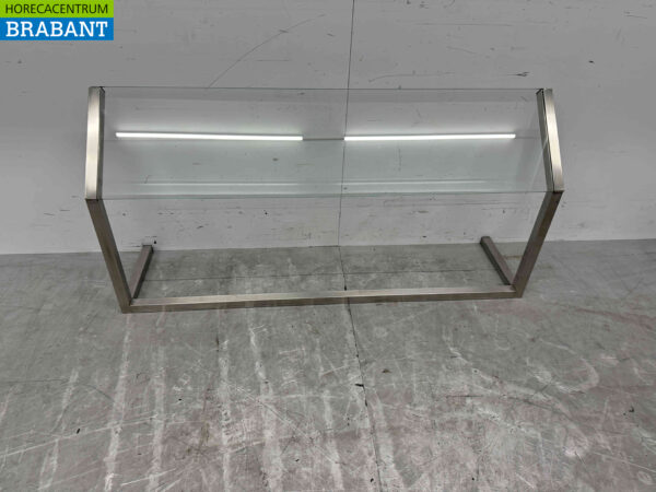 Brathguard kuch screen en acier inoxydable 126 cm Horeca