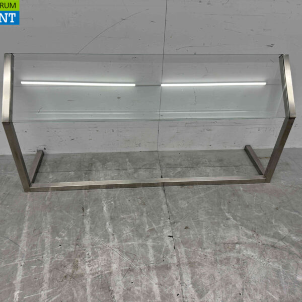 Brathguard kuch screen en acier inoxydable 126 cm Horeca