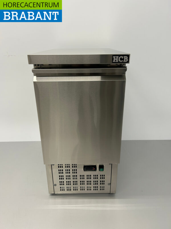 HCB inox Etabli réfrigéré 1 porte 1/1 GN 43,5 cm 230V Horeca