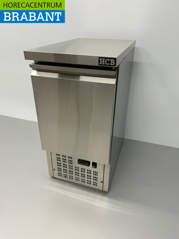 HCB inox Etabli réfrigéré 1 porte 1/1 GN 43,5 cm 230V Horeca – Image 3