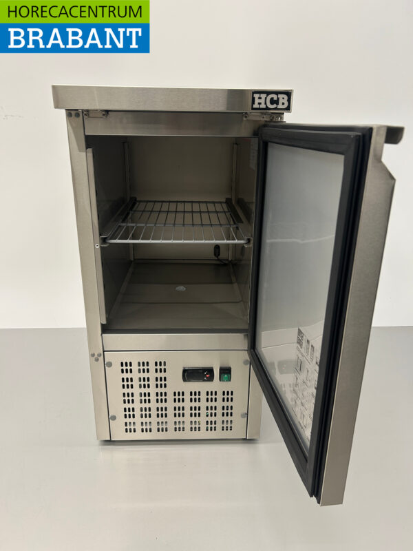 HCB inox Etabli réfrigéré 1 porte 1/1 GN 43,5 cm 230V Horeca – Image 4