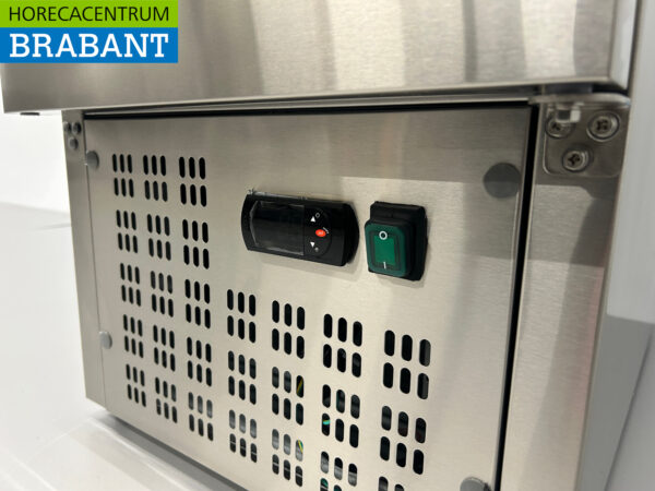 HCB inox Etabli réfrigéré 1 porte 1/1 GN 43,5 cm 230V Horeca – Image 6