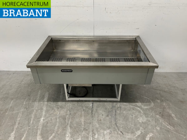 Maxxfrost en acier inoxydable Bain-marie encastrable 3 x 1/1 GN 230V Horeca