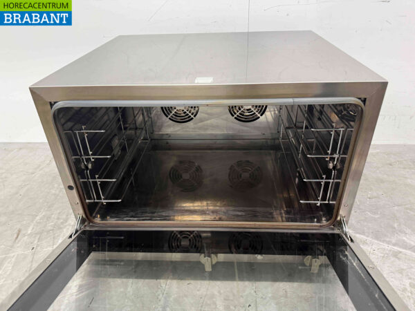 Four à convection Piron en acier inoxydable Four à air chaud 4 x 60/40 cm 400V Horeca – Image 4