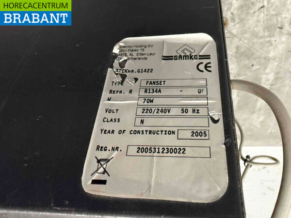 Gamko Refroidisseur de bière Refroidisseur de bain d'eau Refroidisseur rapide 230V Horeca – Image 5
