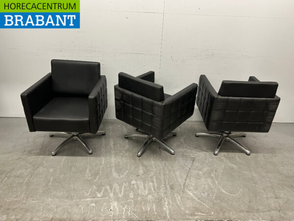 Chaises chaise pivotante 3 pièces Horeca – Image 5