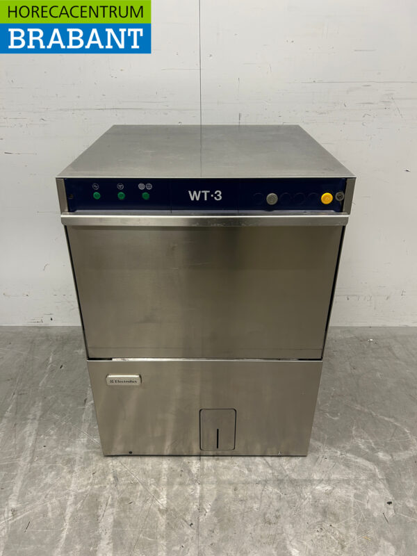 Lave-vaisselle Electrolux WT-3 en acier inoxydable Chargement frontal 230V Horeca