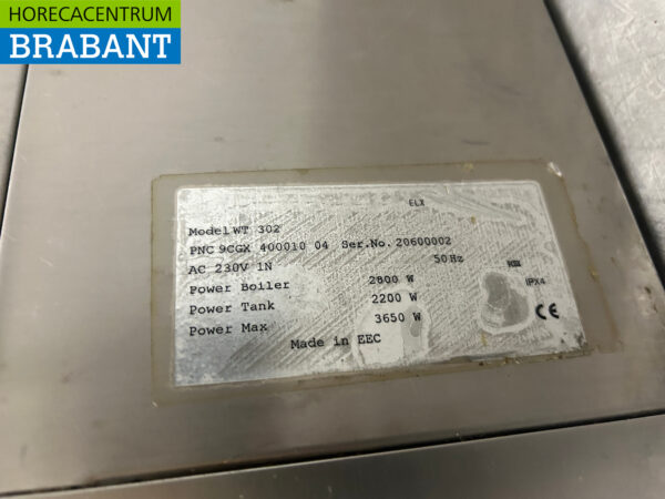 Lave-vaisselle Electrolux WT-3 en acier inoxydable Chargement frontal 230V Horeca – Image 6