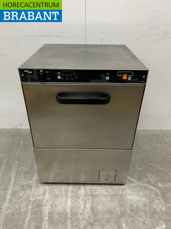 Lave-vaisselle Restomat en acier inoxydable Chargement frontal 400V Horeca