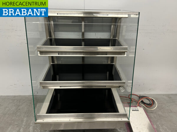 Vitrine chauffante Ubert en acier inoxydable 80 cm 230V Horeca – Image 4