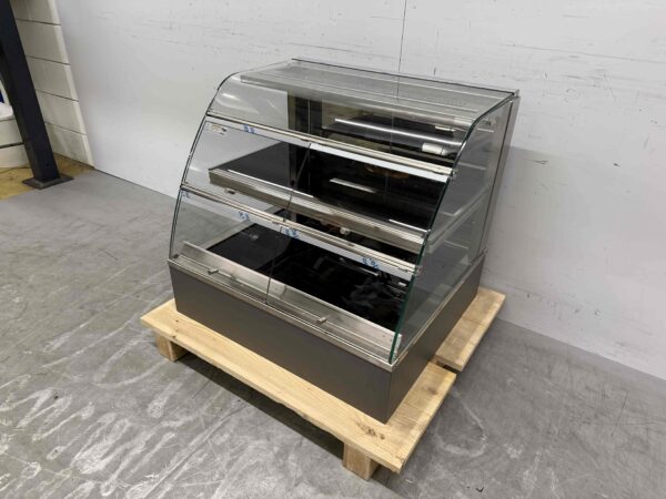 Vitrine à chaleur infrarouge Ubert en acier inoxydable Vitrine à chaleur 80 cm 230V Horeca – Image 2