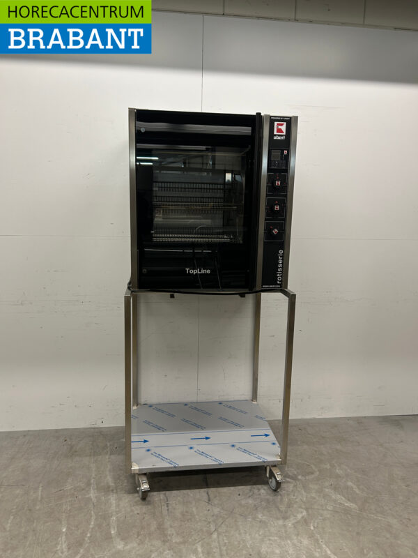 Gril à poulet Ubert RT-403 en acier inoxydable 5 paniers 400V Restauration