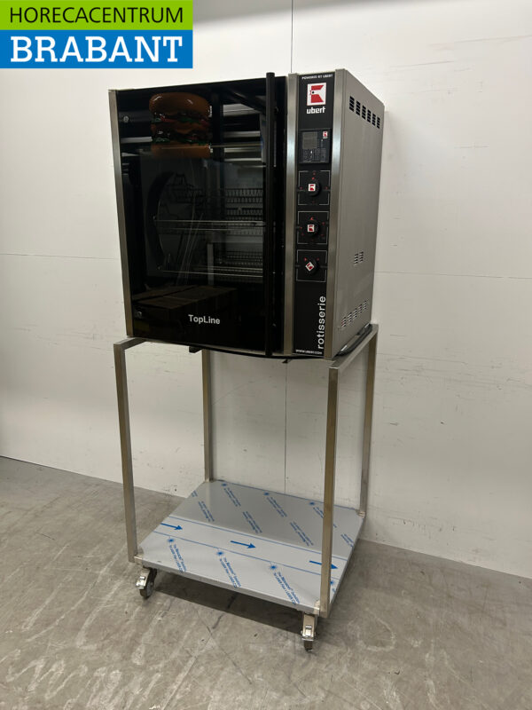 Gril à poulet Ubert RT-403 en acier inoxydable 5 paniers 400V Restauration – Image 3