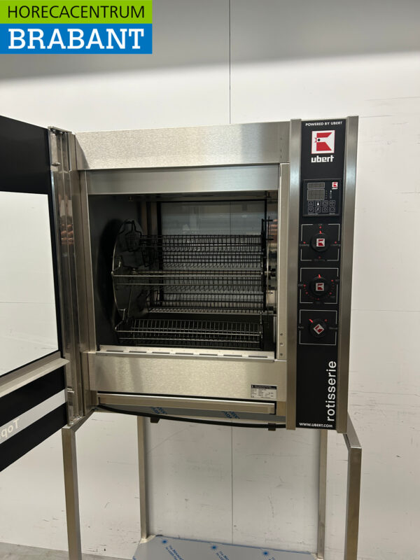 Gril à poulet Ubert RT-403 en acier inoxydable 5 paniers 400V Restauration – Image 5