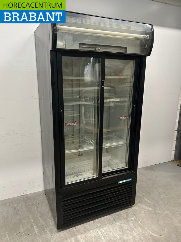 Sanden Réfrigérateur à double porte en verre Réfrigérateur à boissons à porte en verre 230V Horeca – Image 3