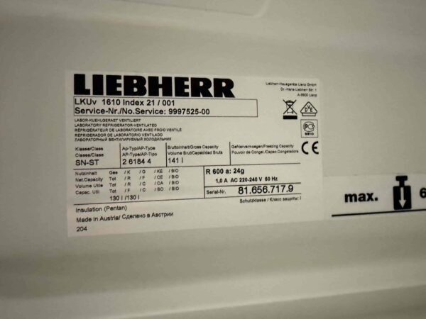 Liebherr MKuv 1610 Réfrigérateur 141 litres 230V Horeca – Image 5