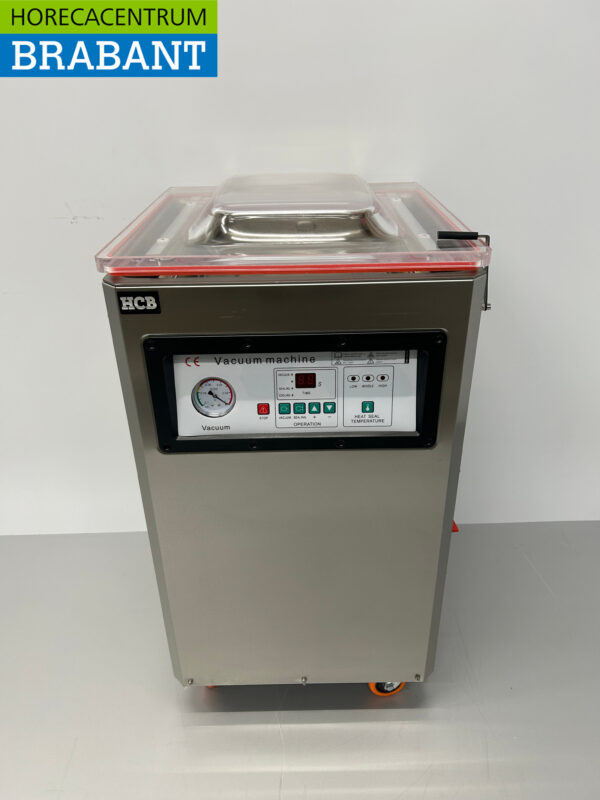 Machine à emballer sous vide mobile en acier inoxydable à double soudure 400 mm 230V Restauration