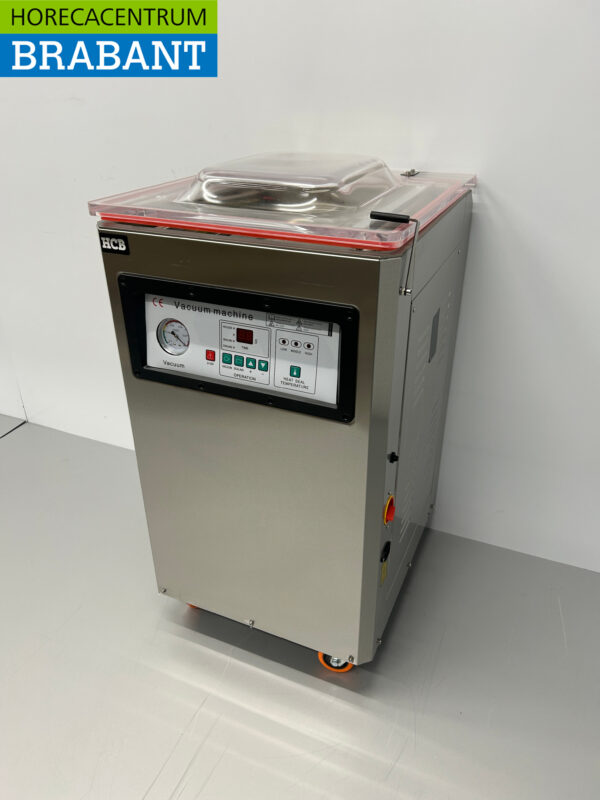 Machine à emballer sous vide mobile en acier inoxydable à double soudure 400 mm 230V Restauration – Image 2