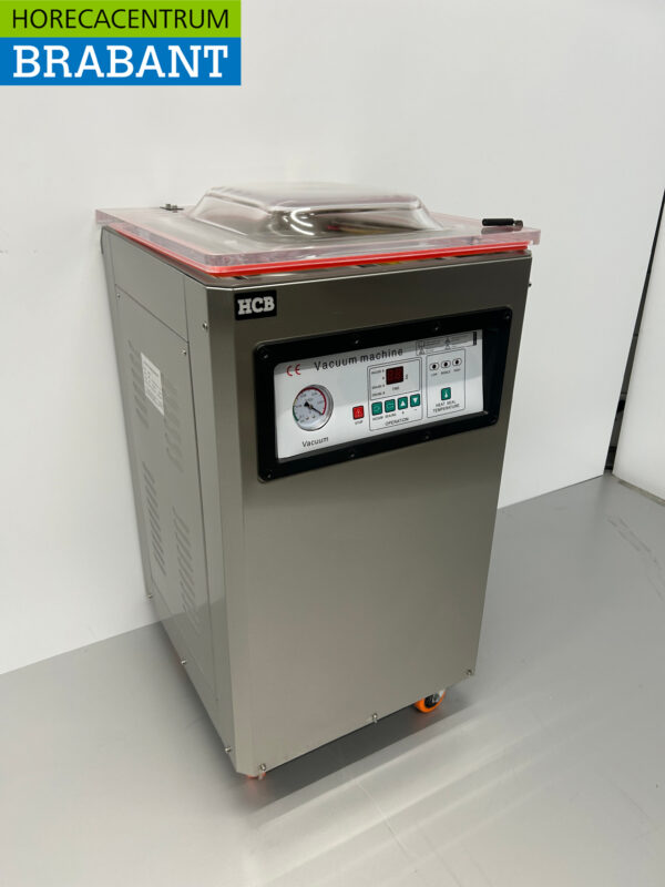 Machine à emballer sous vide mobile en acier inoxydable à double soudure 400 mm 230V Restauration – Image 3