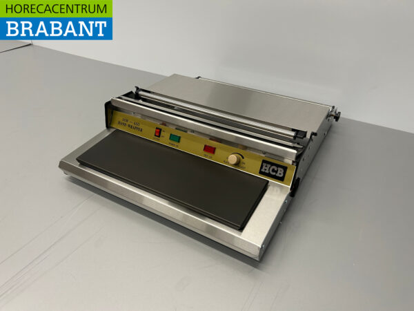 HCB Acier inoxydable Distributeur manuel chauffé de film d'emballage Machine à emballer manuelle 40 cm 230V Horeca – Image 2