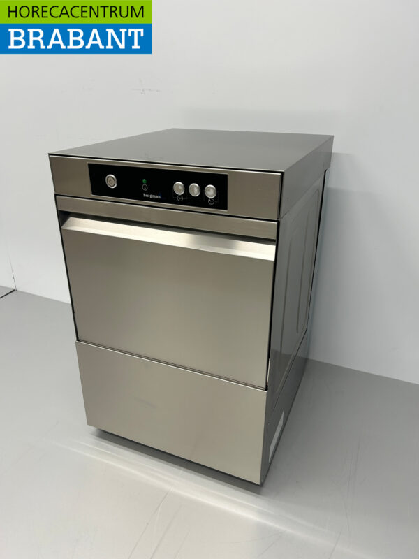 Rinceuse à verre Asber ECO 40 en acier inoxydable avec pompe de vidange 230V Horeca – Image 2