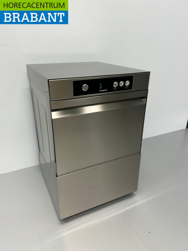 Rinceuse à verre Asber ECO 40 en acier inoxydable avec pompe de vidange 230V Horeca – Image 3