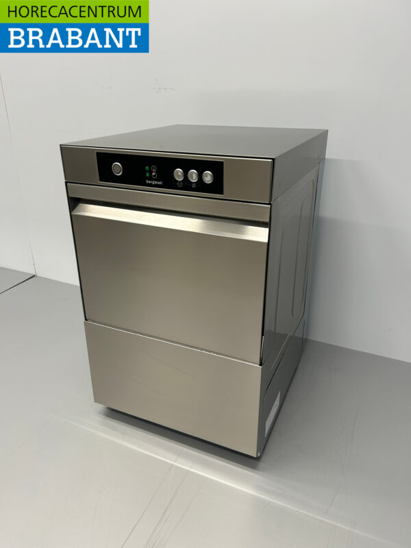 Lave-verre Asber 40 en acier inoxydable Lave-verre avec adoucisseur d'eau et pompe de vidange 230V Horeca – Image 2