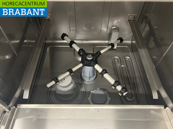 Lave-verre Asber 40 en acier inoxydable Lave-verre avec adoucisseur d'eau et pompe de vidange 230V Horeca – Image 5
