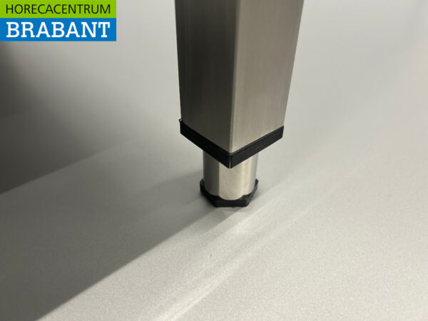 HCB Table de travail en acier inoxydable Basic-line 70 x 70 x 85 cm Restauration – Image 6