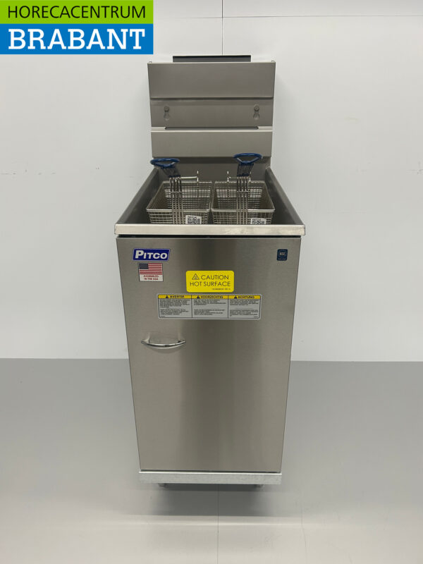 Friteuse en acier inoxydable Pitco 35C+S Friteuse 18 litres Gaz propane GAS Horeca