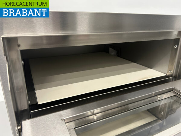 Four à pizza double en acier inoxydable 2 x 40 cm de pierre 230V Restauration – Image 5