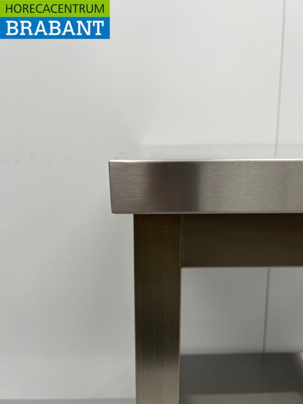 Table de travail en acier inoxydable Premium-line 80 x 70 x 85 cm Restauration – Image 4
