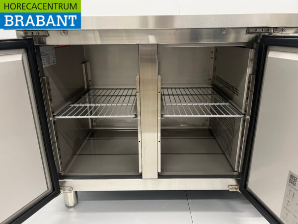 HCB inox Etabli de congélation 2 portes 1/1 gastronorm 136 cm Restauration – Image 4