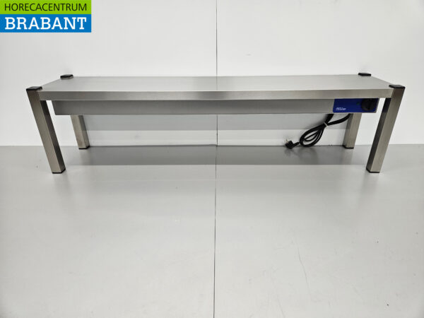 Pont chauffant en acier inoxydable Grille chauffante Premium-line 140 cm Restauration