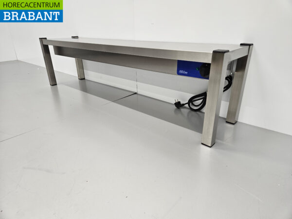 Pont chauffant en acier inoxydable Grille chauffante Premium-line 140 cm Restauration – Image 2