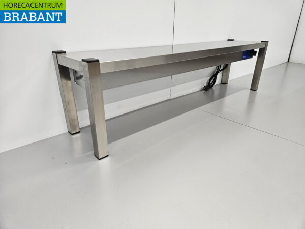 Pont chauffant en acier inoxydable Grille chauffante Premium-line 140 cm Restauration – Image 3