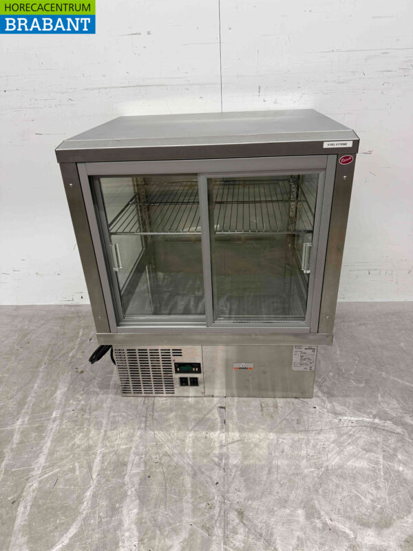 Gamko Chiller en acier inoxydable Vitrine Réfrigération 64.5 cm 230V Horeca
