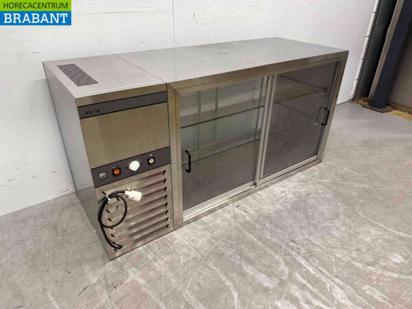 Vitrine réfrigérée en acier inoxydable Ifo Kampri Cooling 140 cm 230V Horeca – Image 2