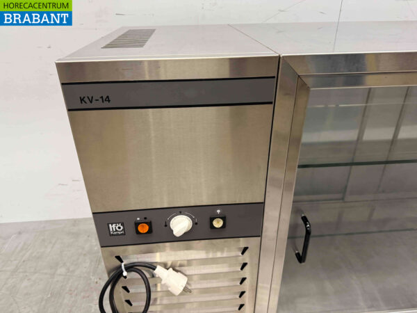 Vitrine réfrigérée en acier inoxydable Ifo Kampri Cooling 140 cm 230V Horeca – Image 4