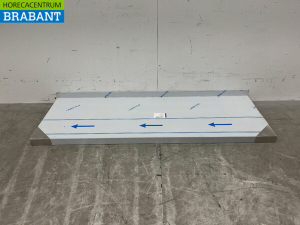 Etagère murale en acier inoxydable 130 x 50 cm Horeca